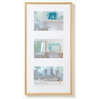 walther design Bilderrahmen New Lifestyle gold 10x15 cm 3er Set