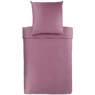 Bassetti Uni Bettwäsche aus 100% Baumwollsatin in der Farbe Fango 1771 - M2, Maße: 155x220 cm - 9256172