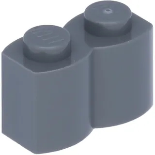 1x2 Pallisade - 10 Stück Dunkelgrau - Grau