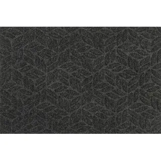 Wash+Dry Dune Leaves Dark Grey 60x90cm, innen und außen, waschbar