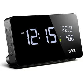 Braun - BC20BEU - Wecker - digital - Quarz - schwarz - Braun