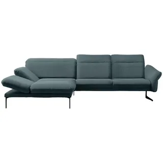 Himolla Ecksofa , Hellblau , Metall , Ottomane links, L-Form , 299x203 cm , Blauer Engel, Goldenes M, Made in Germany, Emas , Typenauswahl, Lederauswahl, Stoffauswahl, Sitzqualitäten, seitenverkehrt erhältlich, Hocker erhältlich, Rücken echt, individuell planbar , Wohnzimmer, Sofas & Couches, Wohnlandschaften, Ecksofas