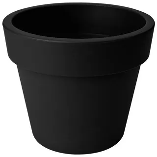 elho Green Basics Top Planter 40 - Blumentopf für Außen - Ø 39.0 x H 33.0 cm - Schwarz/Living Schwarz