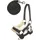 Horsing Halfter und Strick One Size Schwarz