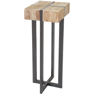 MCW Blumentisch A15 100 x 32 cm Braun/Schwarz
