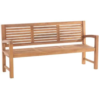CLP Gartenbank 180/59 cm Holz Teak , 180x92x59 cm , Gartenmöbel, Gartenbänke