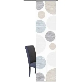 HOME WOHNIDEEN Schiebegardine »Corry« Klettband 1 Stk. tlg. HxB: 245x60, inkl. Befestigungszubehör, grau