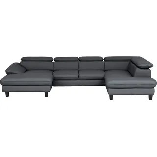 Home Affaire Wohnlandschaft U-Form grau