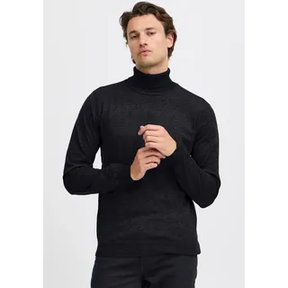Blend Rollkragenpullover "BHBRUTON roll neck knit" Regular Fit, aus Polyester, mit Rollkragen, normaler Schnitt, schwarz