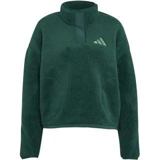 adidas Sweatshirt Multi High Pile Fleece Collegiate Green M