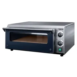 SARO Mini-Pizzaofen für 1 Pizza, Modell ETNA 1, Robuster Mini Pizzaofen für das Backen von Pizzen bis 40 cm Durchmesser, 1 Stück
