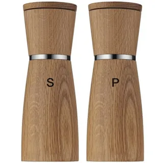 WMF Ceramill Nature Salz- und Pfeffermühle-Set 17,9 cm Braun unbefüllt