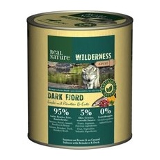 REAL NATURE WILDERNESS Adult Dark Fjord Lachs mit Rentier & Ente 6x800 g