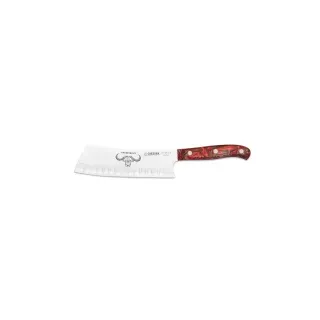 Giesser Küchenmesser Premium Cut Yobocho No.1 Acryl, Red Diamond, Hochwertiges und wertvolles Kochmesser mit Kullenschliff, 1 Stück