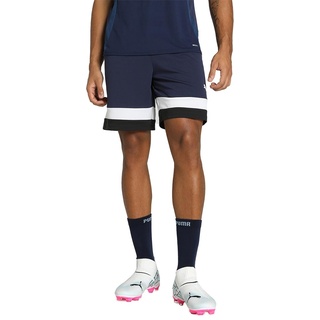 Puma teamFINAL Shorts Unisex-Erwachsene Gewebte Shorts, PUMA Navy-PUMA White-Persian Blue,