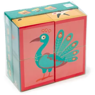 Scratch 27681100 - Würfel Puzzle, Motiv: Bauernhof, Kinderpuzzle