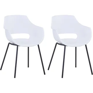 SIT Schalenstuhl (Set) 2 Stk., weiß