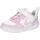 Court Borough Low Kinder White/Pink Foam 17