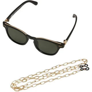 URBAN CLASSICS Sunglasses Italy with chain Sonnenbrille TB3551 Einheitsgröße