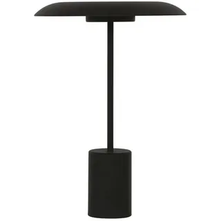 Tischleuchte , Schwarz , Metall , F , 28x39.5x28 cm , USB-Anschluss zum Laden von Smartphones, USB-Anschluss zum Laden von I-Phones, Touch (on/off) , Lampen & Leuchten, Innenbeleuchtung, Tischlampen, Tischlampen