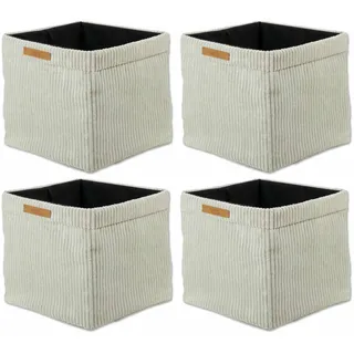 lycce Aufbewahrungsbox LYCCE 33 x 31 x 33 cm 4-tlg. beige