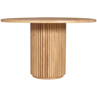 SIT Möbel Ribbed Side Table High Ø 120 cm beige