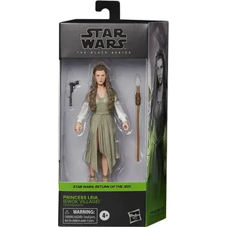 Hasbro Star Wars Black Series Leia (Ewok Village) 15 cm große Figur Rückkehr der Jedi-Ritter, ab 4