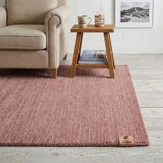 Sansibar List Wollteppich 40 x 60 cm Rosa/Pink