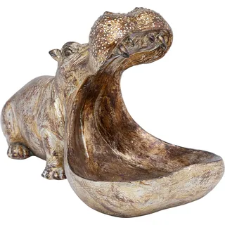 Kare Design "Deko Figur Hungry Hippo 17cm", braun,