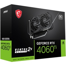 Bild von GeForce RTX 4060 Ti Ventus 2X Black 8G OC 8 GB GDDR6 V515-017R