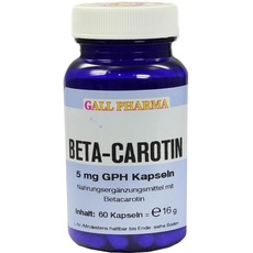 Bild von Beta-Carotin 5 mg GPH Kapseln 60 St.