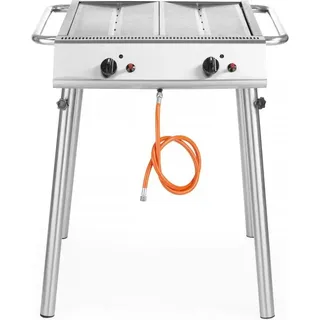 HENDI Gasgrill Xantos, 9,5kW, 770x710x(H)870mm - Schwarz