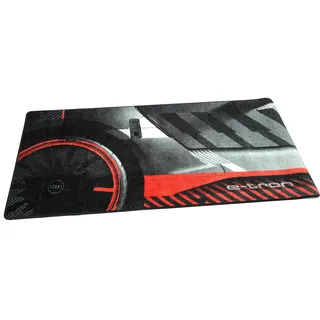 Audi 85E087703A Garagenteppich Teppich 67x140cm Veloursteppich, Design: e-tron