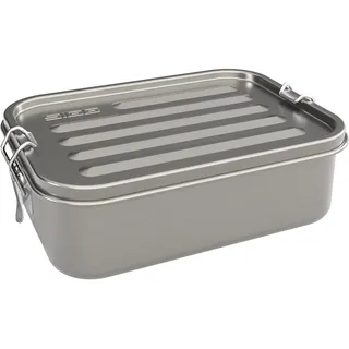 Sigg Gemstone Box Selenite Brotdose, auslaufsichere Lunchbox für Büro, Schule und Outdoor, Brotbox aus hochwertigem 18/8 Edelstahl für unterwegs