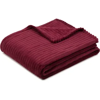 Gözze Wohndecke FEINCORD Kuscheldecke« flauschig weich und wohlig warm, lila