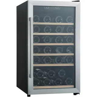 PKM WKS52-2 Weintemperierschrank 124 L | Für 51 Flaschen | 42 dB | Wechselbarer Türanschlag | Automatisches Abtauverfahren