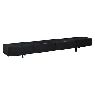 rtv design sideboard fernseh hochglanz low kommode schrank neu board wand luxus - Schwarz