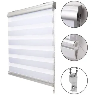 Sol Royal SolDecor DK9 Kassetten-Doppelrollo Weiß, 220x100 cm - Sol Royal