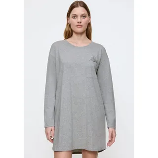 Triumph Nightdresses NDK 01 LSL X weich und atmungsaktiv, grau