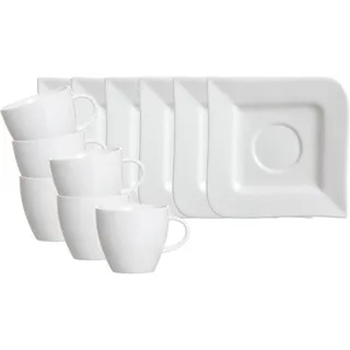 Ritzenhoff & Breker Espressotasse mit Untertasse 0,08 l Weiß 6 St.