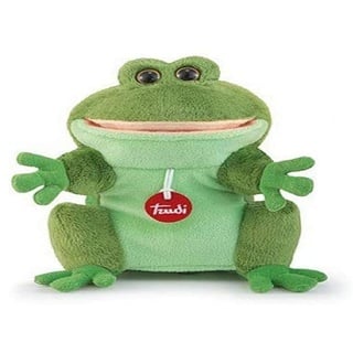 Trudi Handpuppe Frosch Puppen und Plüschpuppen Theater. Kinderspiel. Geschichten erzählen und erschaffen. Dekorativer Plüsch. | 19x23x15cm Größe S | Puppets | Modell 29804