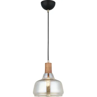 Opviq Eleganter antiker Lackleuchter, Metallkorpus, Ø 25 cm Glaskappe, höhenverstellbar 50–98 cm, E27-Fassung, modernes skandinavisches Design