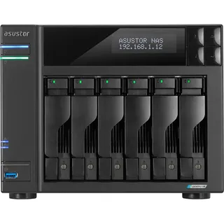 ASUSTOR Lockerstor 6 Gen2 Leergehäuse Schwarz