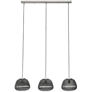 Dieter Knoll Hängeleuchte , Chromfarben , Glas , Uni , oval , 25x150x95 cm , RoHS, Bsci, Ce , Lampen & Leuchten, Leuchtenserien