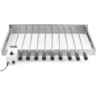 BBQ-Toro Drehspieß 58 x 26-40 cm Edelstahl silber