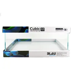 Blau Aquaristic Cubic Aquascaping 44 Shallow, transparent