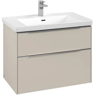 Villeroy & Boch Waschbeckenunterschrank 2 Auszüge 77,2 x 57,6 x 46,2 cm Cashmere Grey