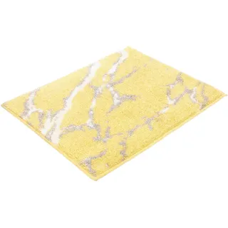 Vossen Badteppich , Gelb , Textil , Uni , rechteckig , 50x60 cm , ISO 9001, Fkt, Made in Austria, Oeko-Tex® Standard 100 , für Fußbodenheizung geeignet , Heimtextilien, Badtextilien, Badematten