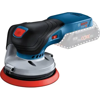 Bosch GEX 18V-125 inkl. Schleifteller (125mm), 1x Schleifpapier, Staubbeutel