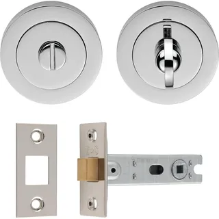 Carlisle Brass UDP/BATH30/CP Ultimate Door Privacy Pack in Polished Chrome Turn and Release